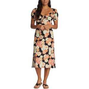 Roxy Womens Juniors Summertime Feeling Midi Dress, NWT